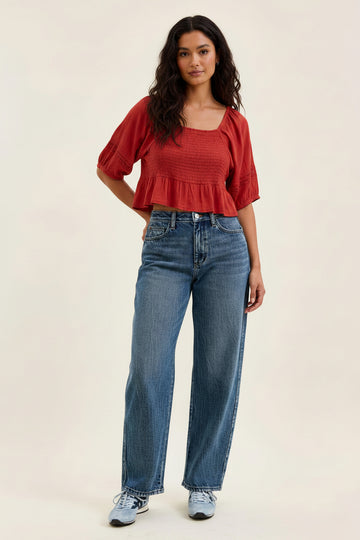 Judy Blue Marlow High Waist Rigid Magic Barrel Jeans