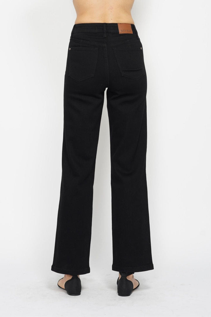 Judy Blue High Waist Tummy Control Classic Straight Leg Jeans