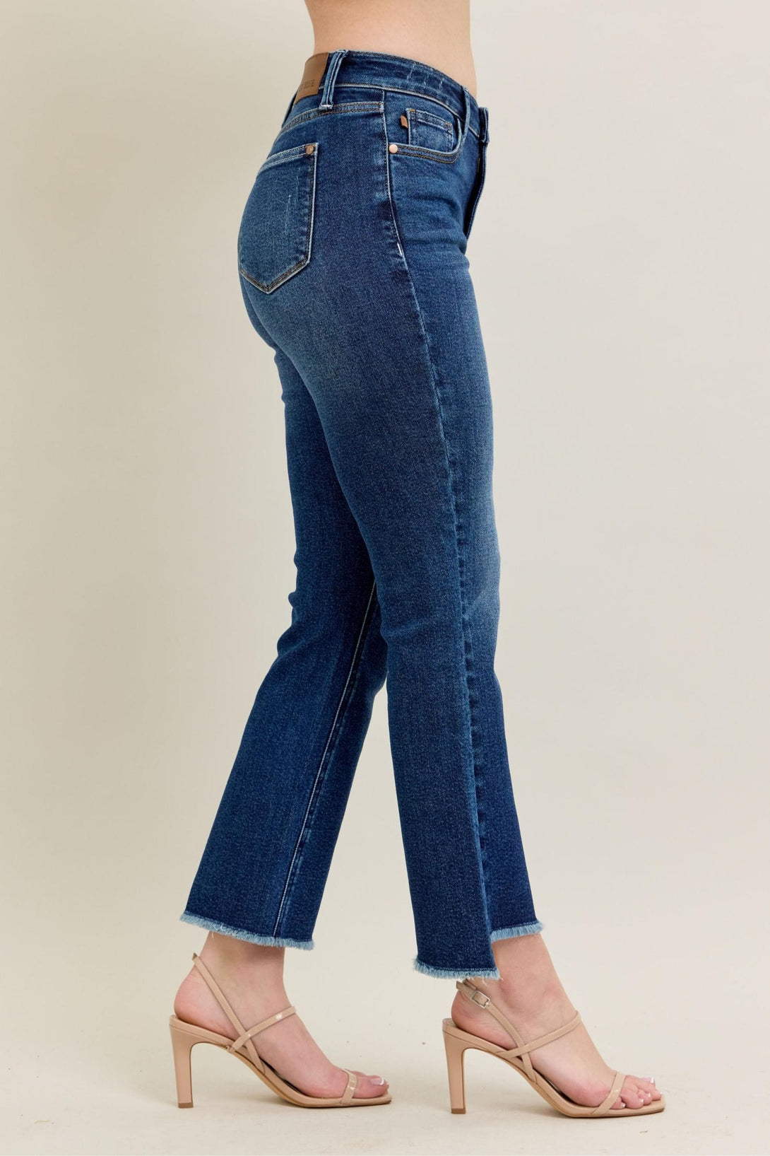 Judy Blue High Waist Washed Kick Flare Jeans