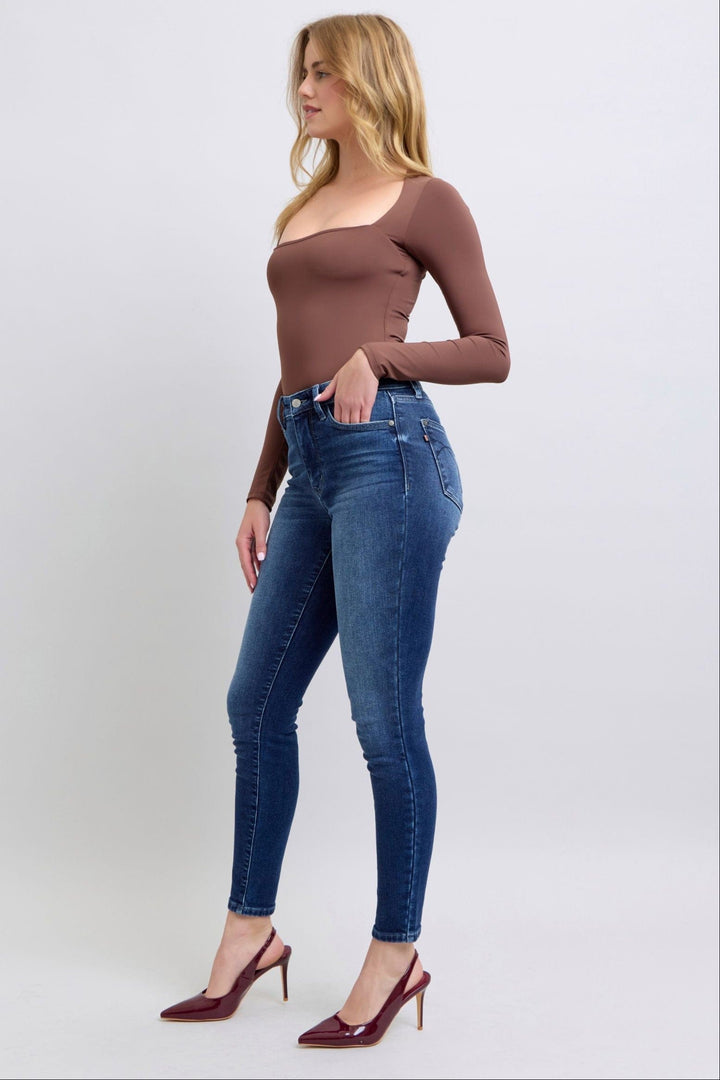 Judy Blue High Waisted Thermal Skinny Jeans