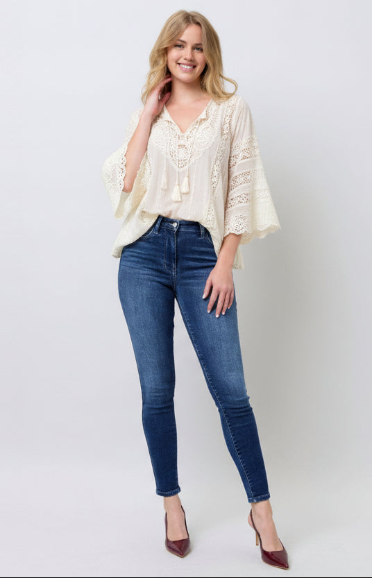 Judy Blue High Waist Thermal Skinny Jean