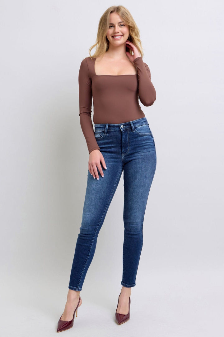 Judy Blue High Waisted Thermal Skinny Jeans