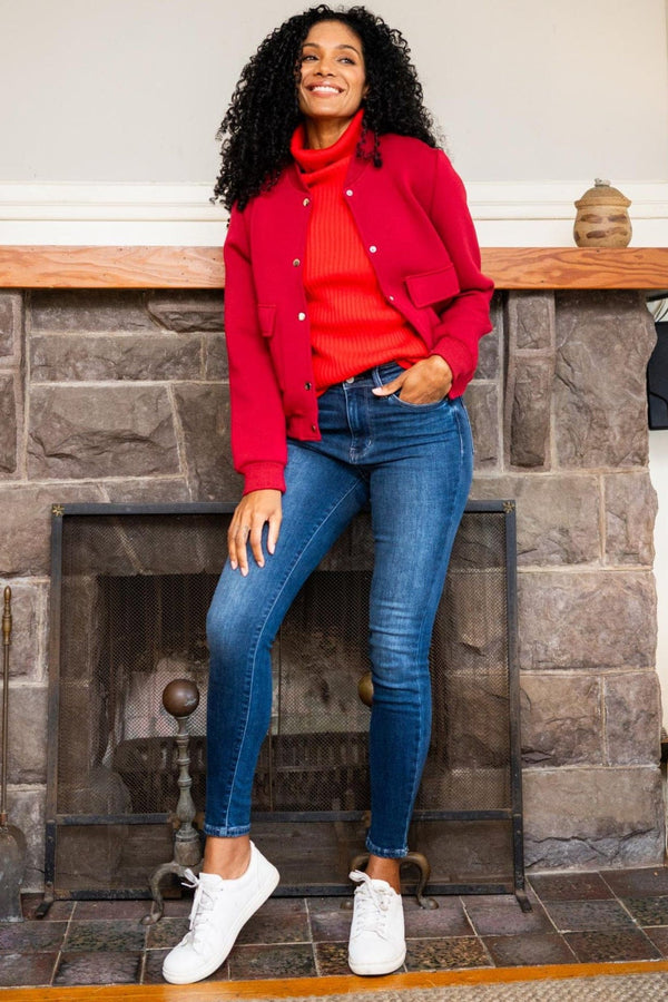 Judy Blue High Waisted Thermal Skinny Jeans