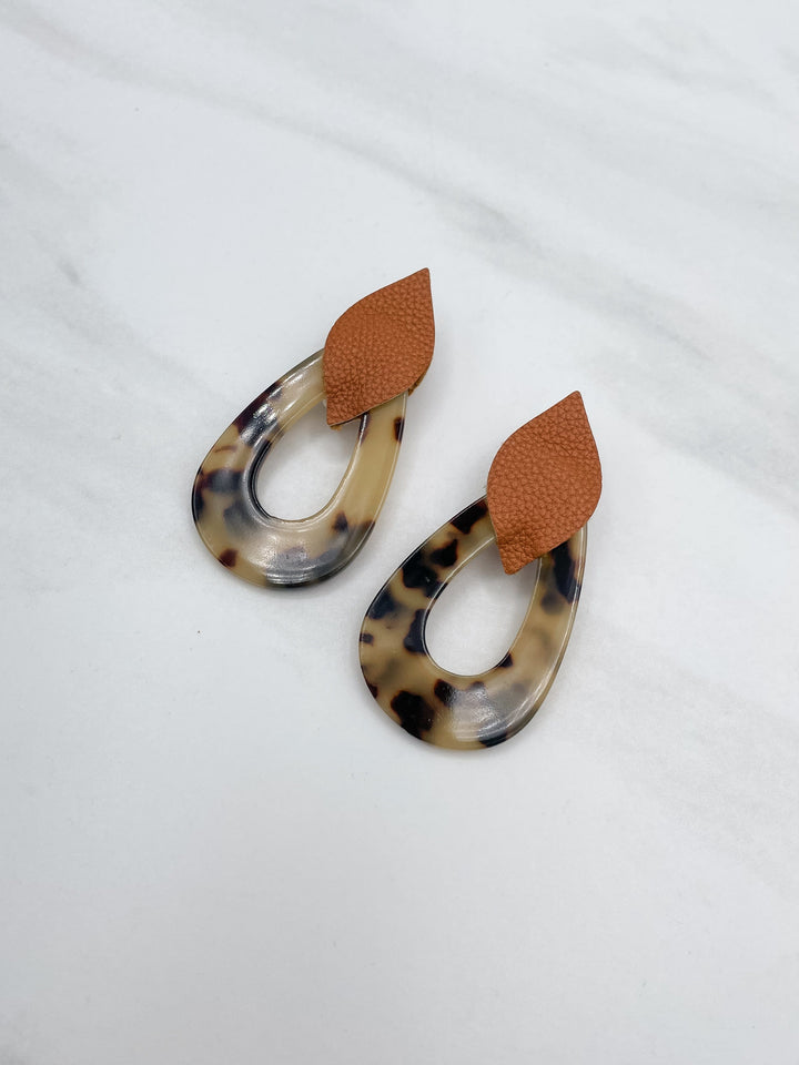 Marquis & Teardrop Acrylic Earrings