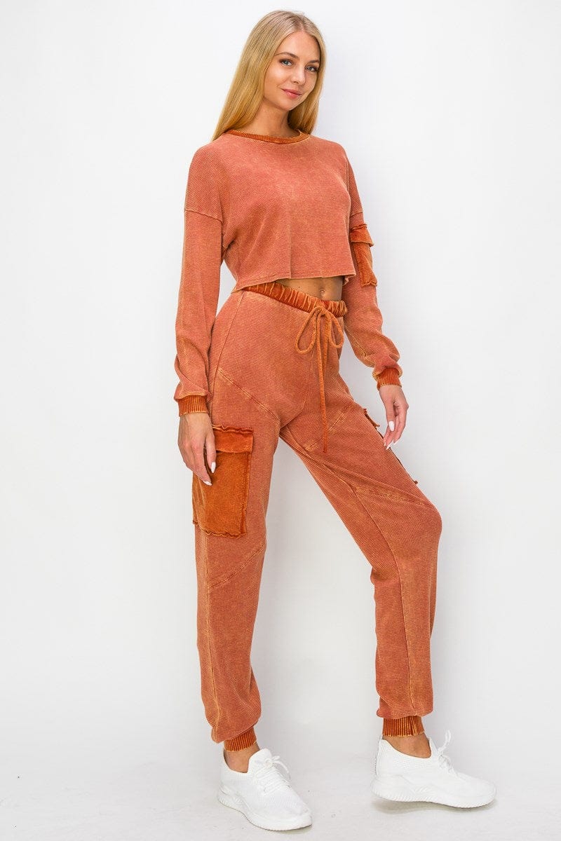 Mineral Washed Cargo Pocket Detail Joggers – jfybrand