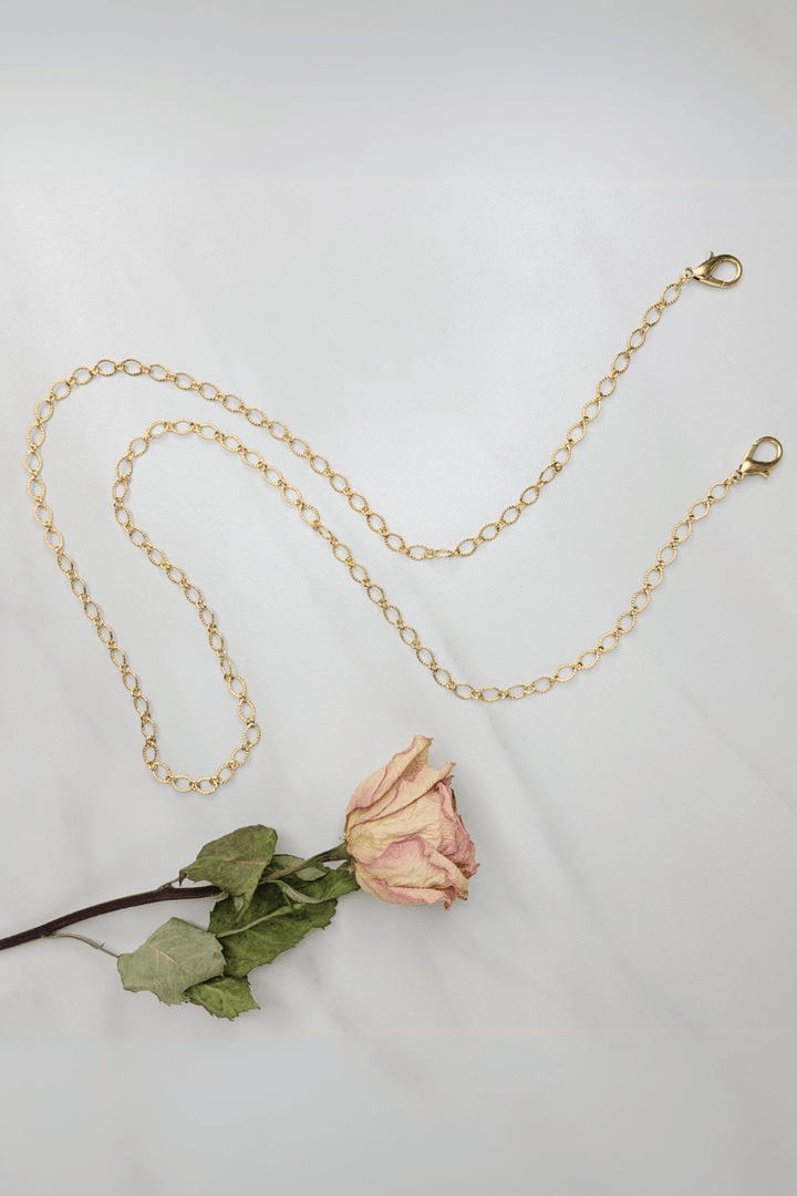 Missy Etched Cable Chain Mask Holder/Glasses Chain