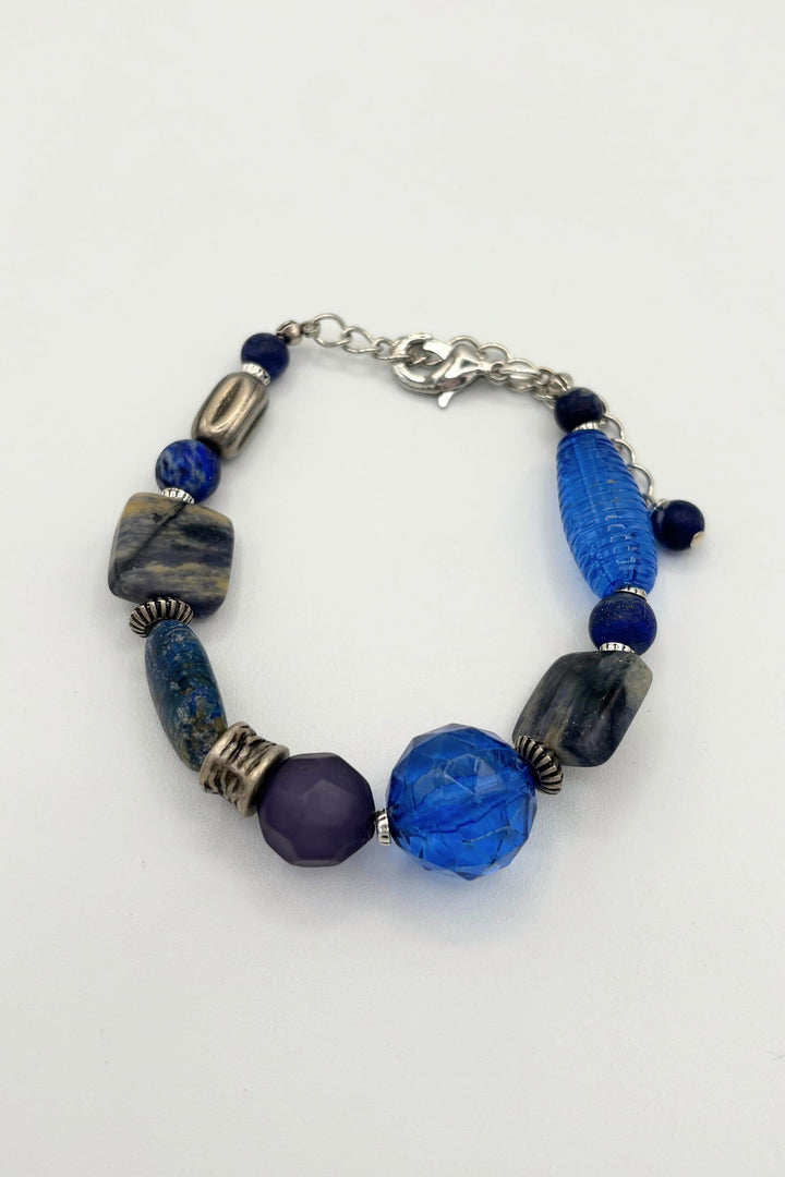 Ocie Handmade Genuine Stone Beaded Bracelet