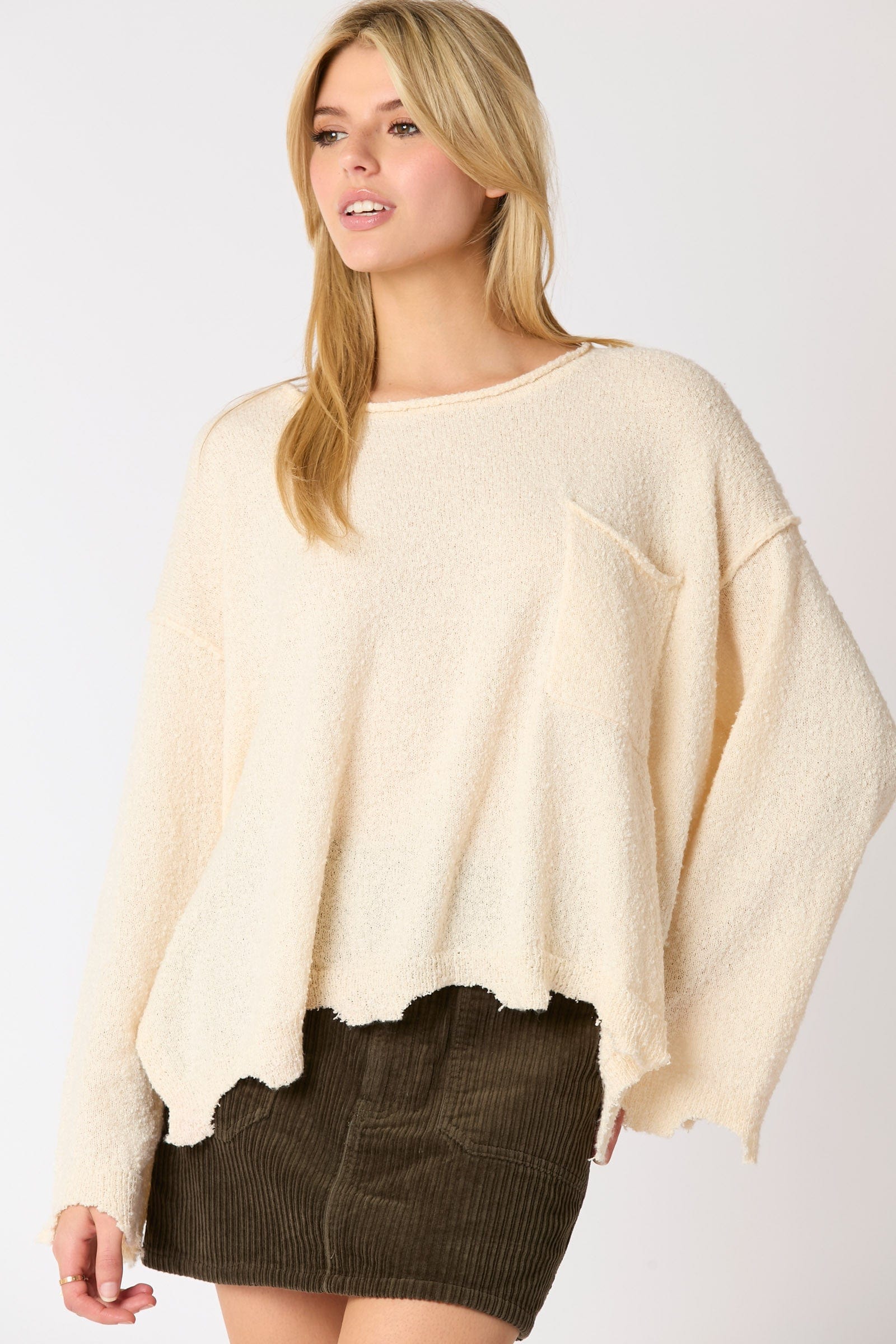 Peach love sweater hotsell