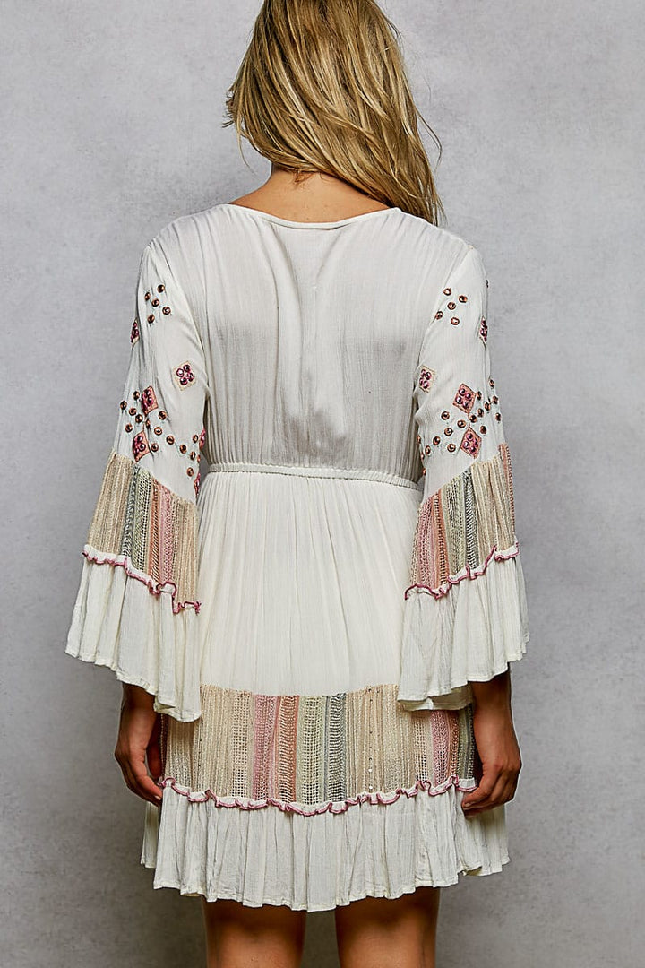 aztec lace dress Maxi Black Aztec Printed Lace Dress