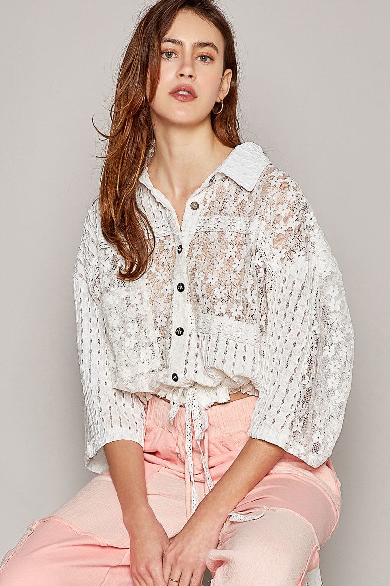 ANDMARY】Frill lacy tops