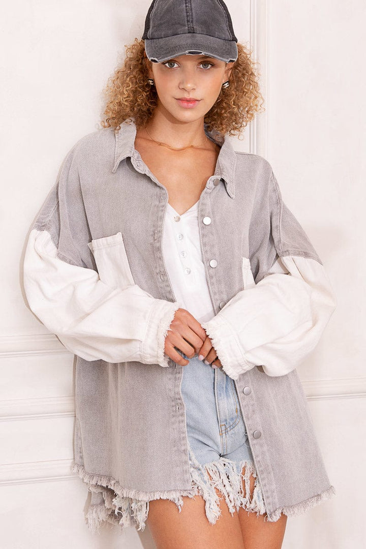 POL Oversized Twill Jacket