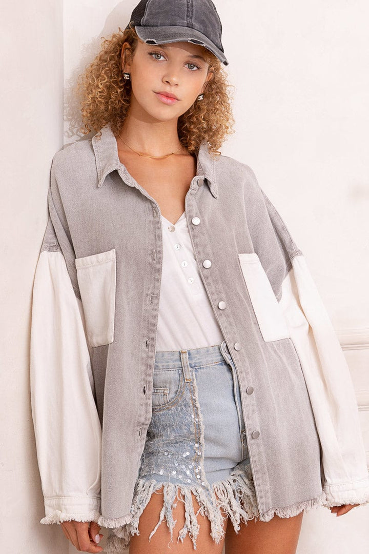 POL Oversized Twill Jacket