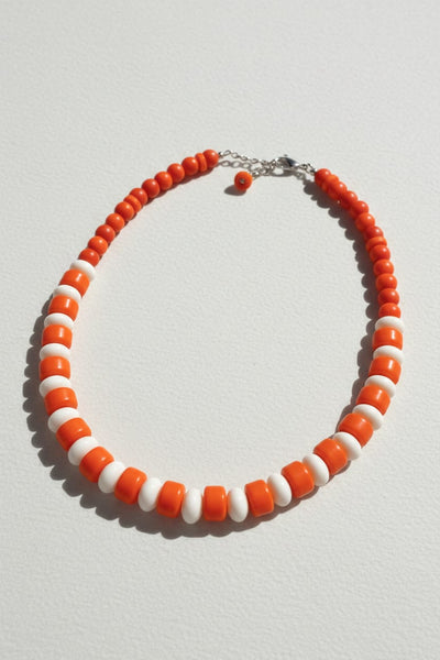 Rhodos Handmade Mixed Hand Dyed and Genuine Stone Bead Necklace