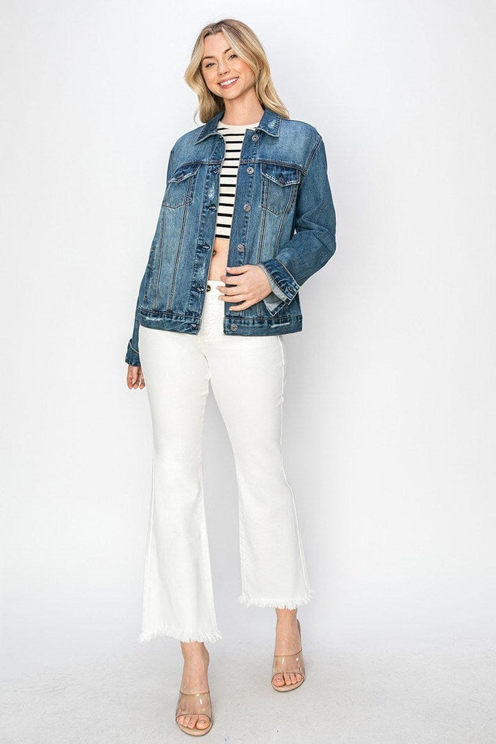 Risen Jeans Relaxed Fit Vintage Denim Jacket