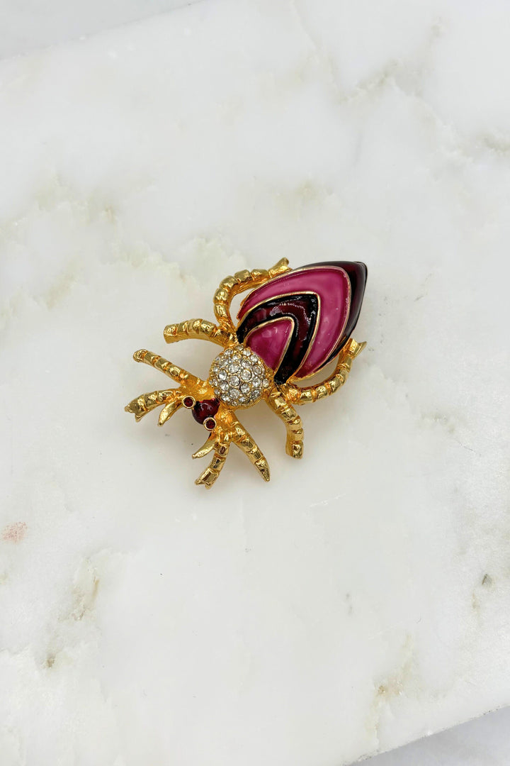 Robert Stross 1978 Vintage English Bejeweled Brooches