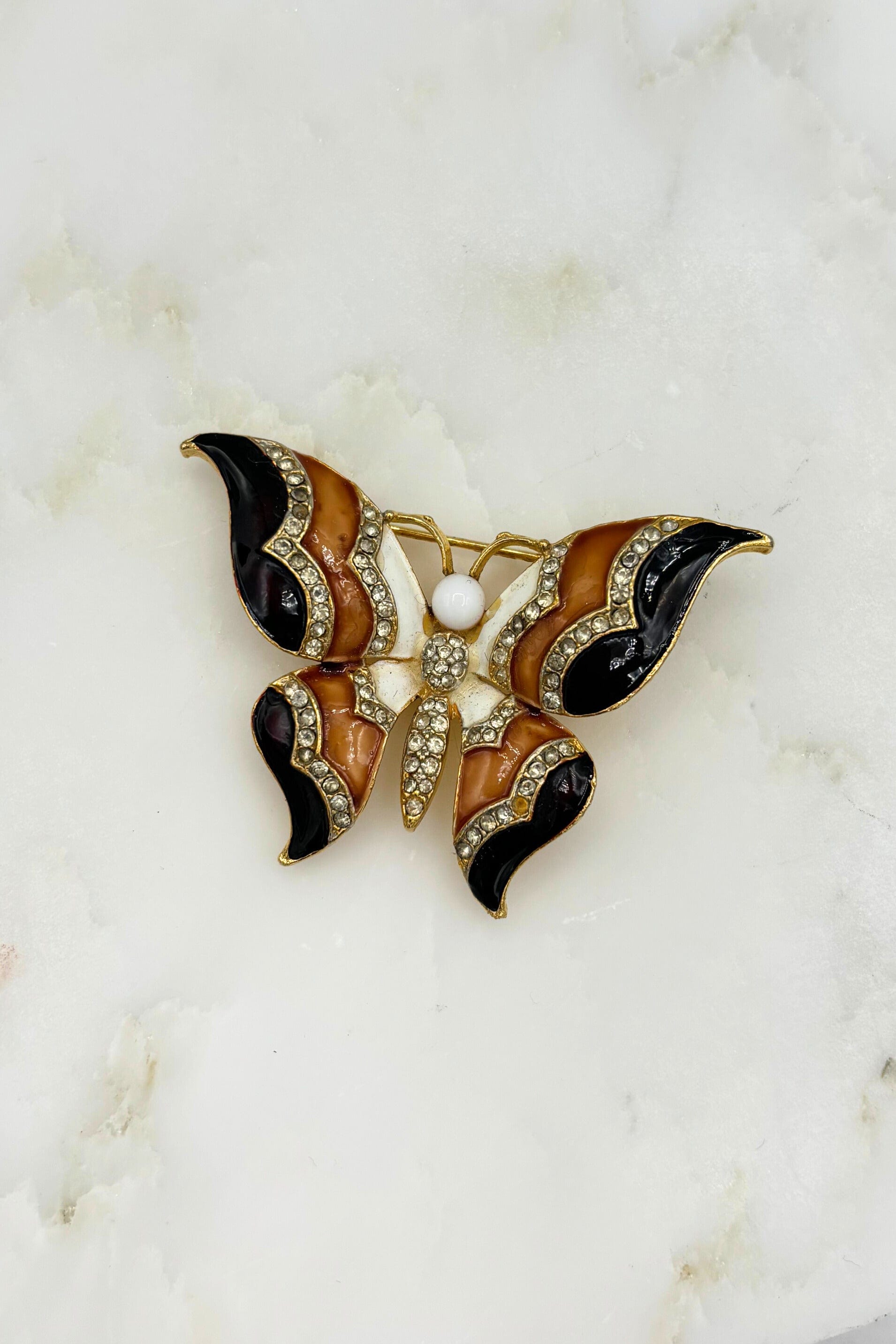 Lot 7 Broches Vintage Collection – Femme – Souris, Bug, Cerf – Multicolore