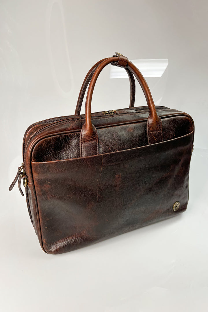 Safi Genuine Leather Laptop Business Briefcase Work Bag