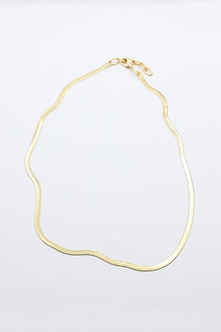 Snake Chain Single Strand Necklace