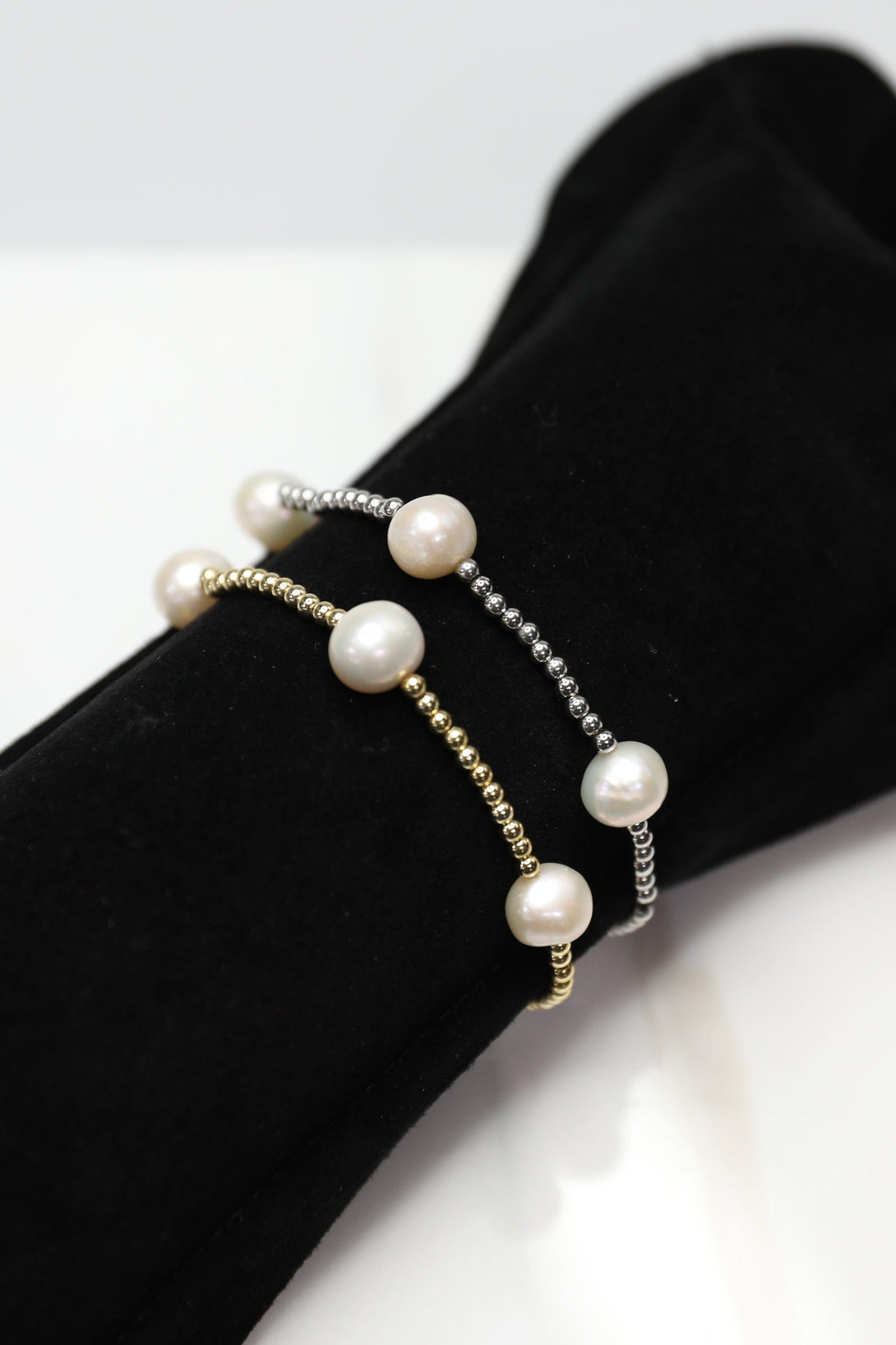 Sterling Silver Bracelet with Freshwater Pearls