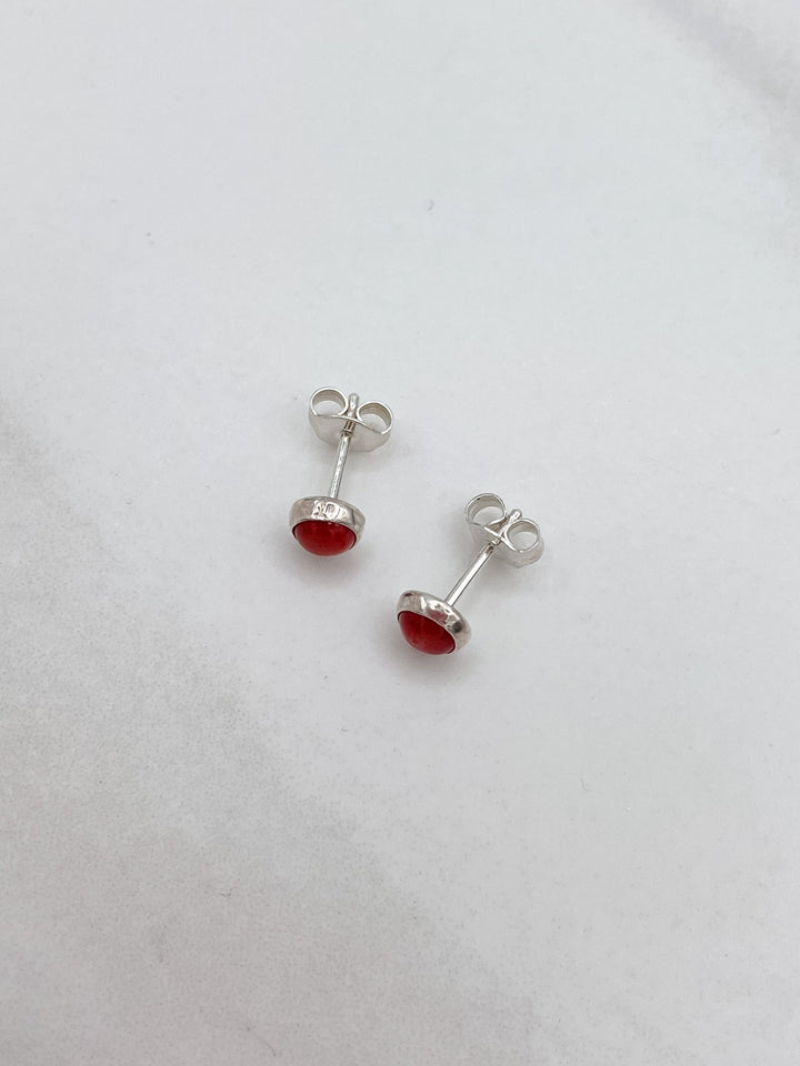 Sterling Silver Stud Earring with 5mm Stone
