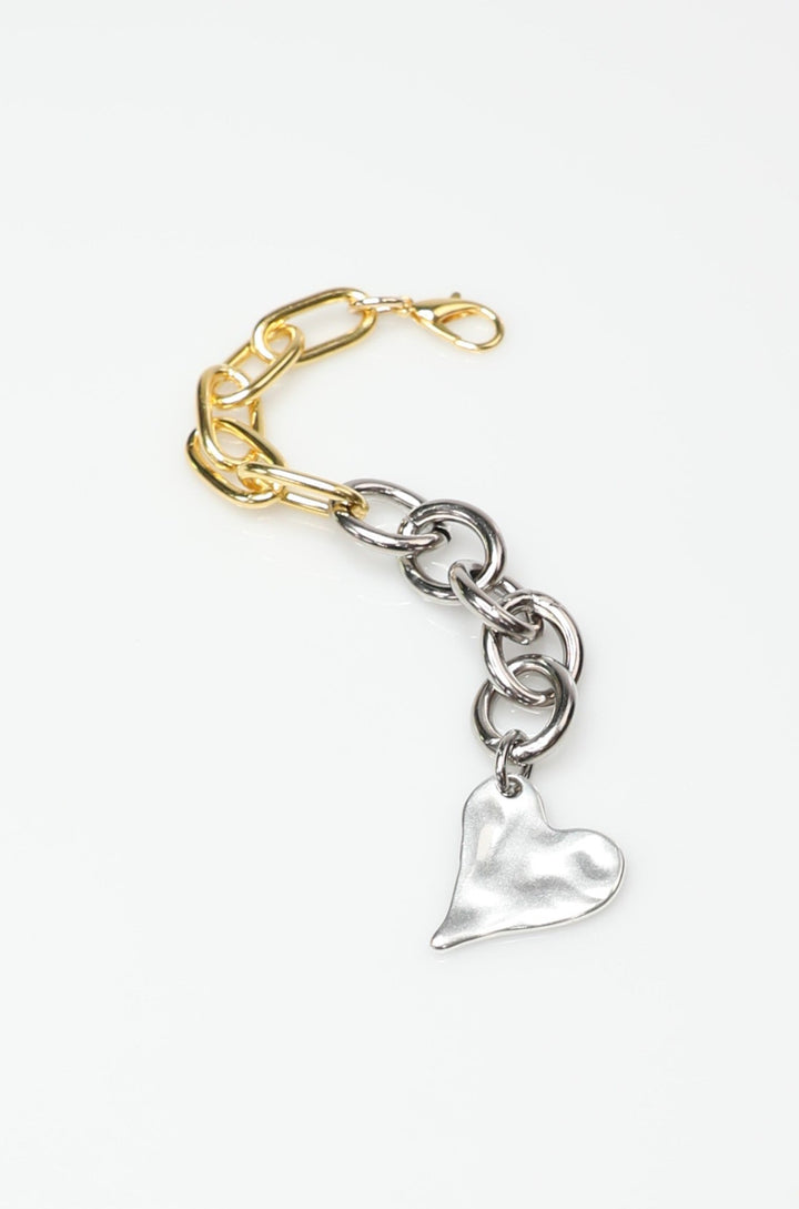 Suki Bracelet Handmade with Chain and Heart Charm
