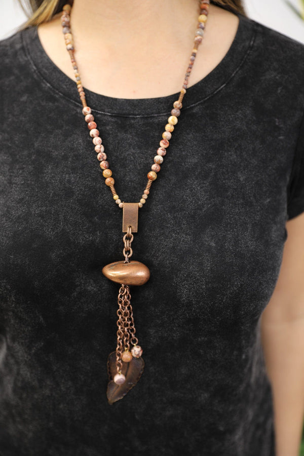 Sylvie Gabrielli Fortuna Necklace Beautifully Handmade with Vintage Elements