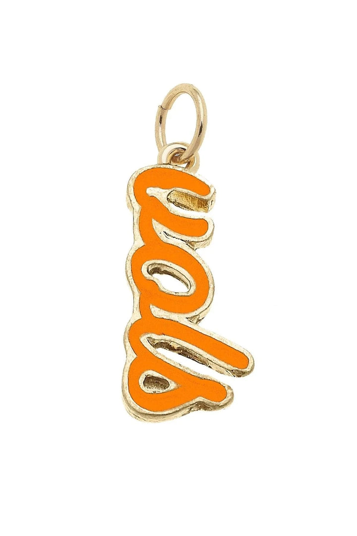 Tennessee Vols Cursive Script Enamel Charm