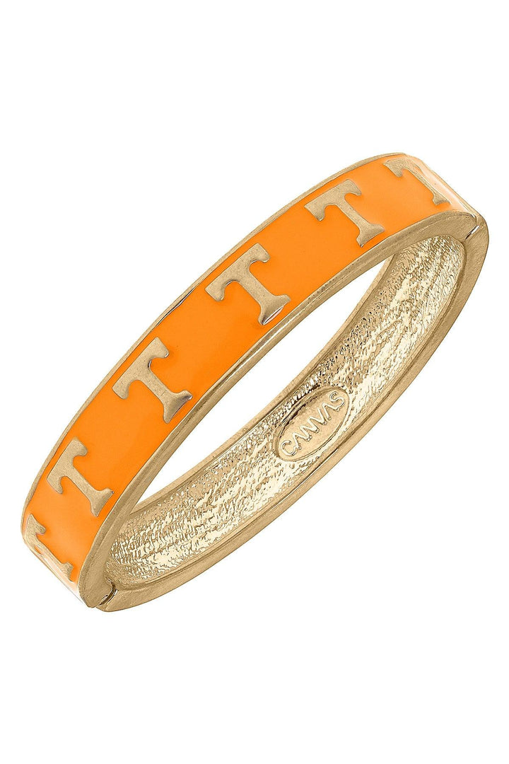 Tennessee Volunteers Enamel Logo Hinge Bangle