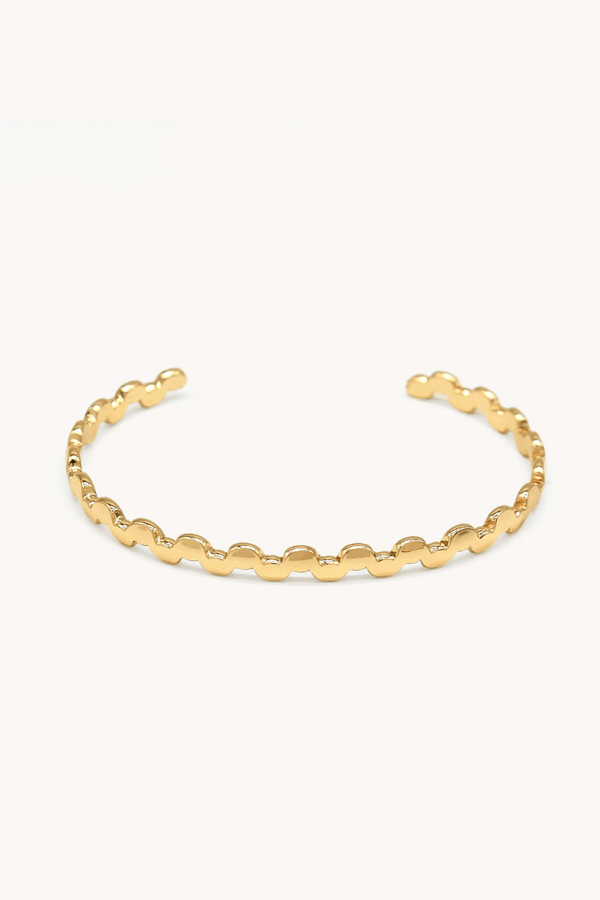 Thin Chic Bubble Dainty Cuff Bracelet