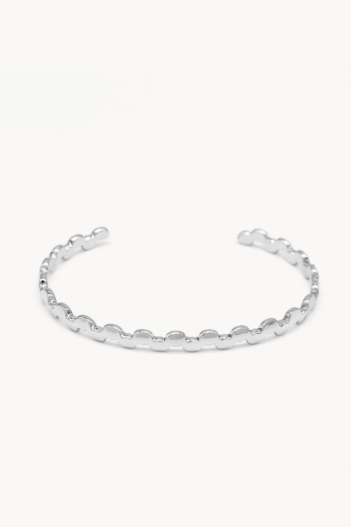 Thin Chic Bubble Dainty Cuff Bracelet