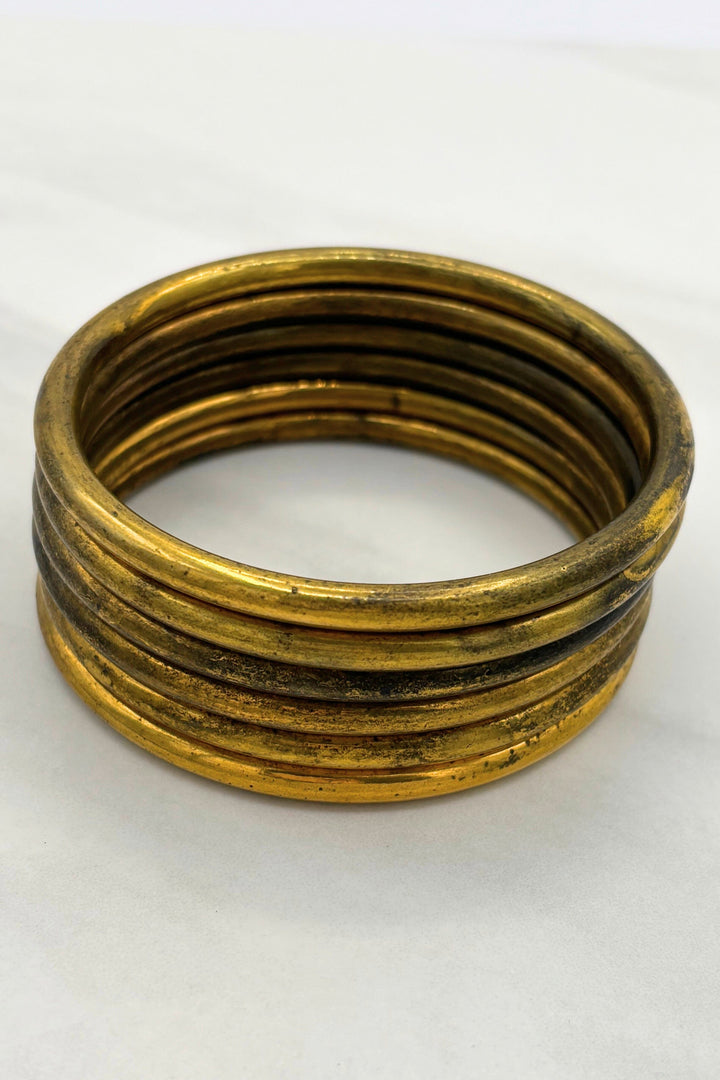 Thin Vintage Bangles Sold as Set of 6