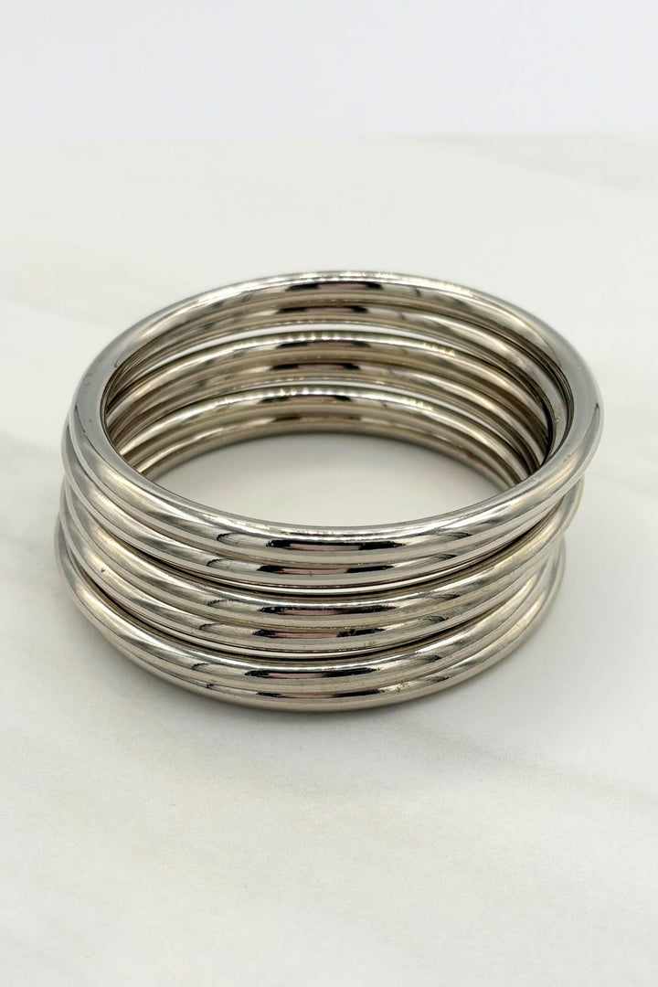 Thin Vintage Bangles Sold as Set of 6