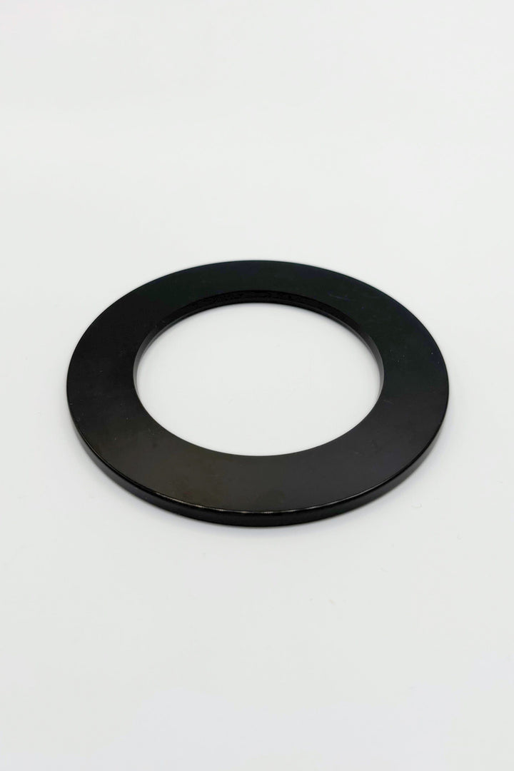 Vintage Italian Flat Circular Bangle Bracelet