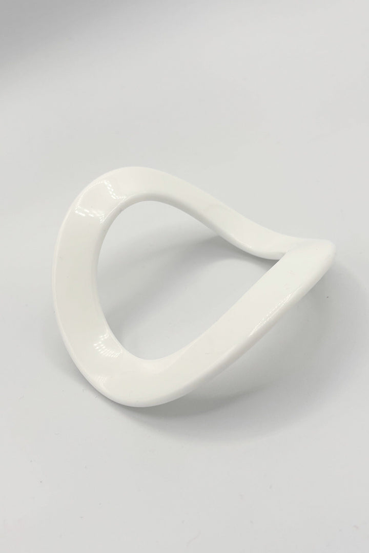 Vintage Italian Large Wave Bangle Bracelet