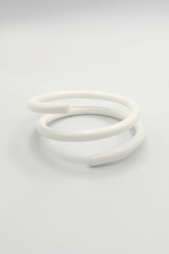 Vintage Italian Plexi 8mm Thick Wrap Bracelet