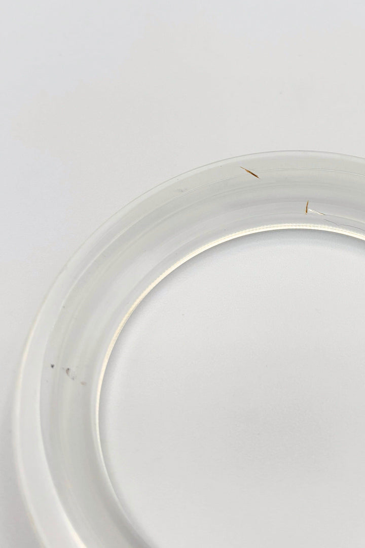 Vintage Italian Simple Tapered Plexi Bangle Bracelet