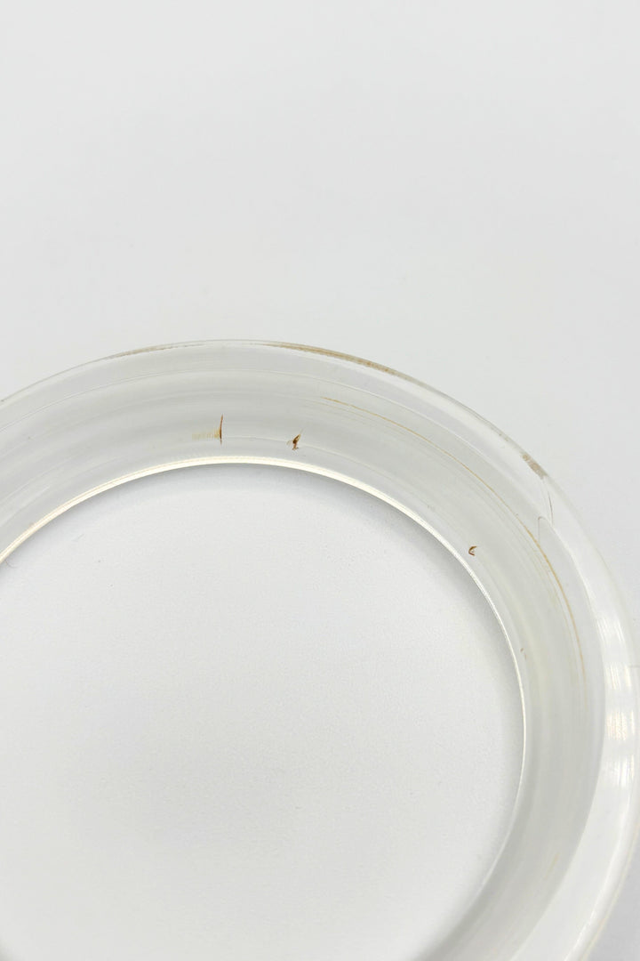 Vintage Italian Simple Tapered Plexi Bangle Bracelet