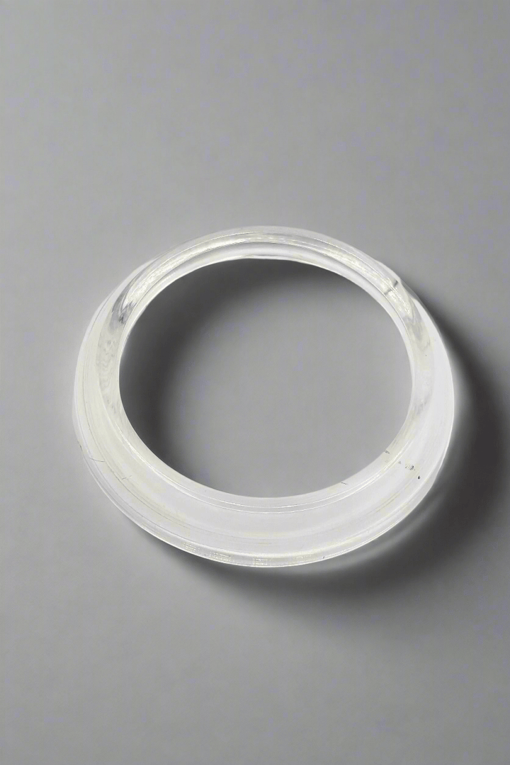 Vintage Italian Simple Tapered Plexi Bangle Bracelet