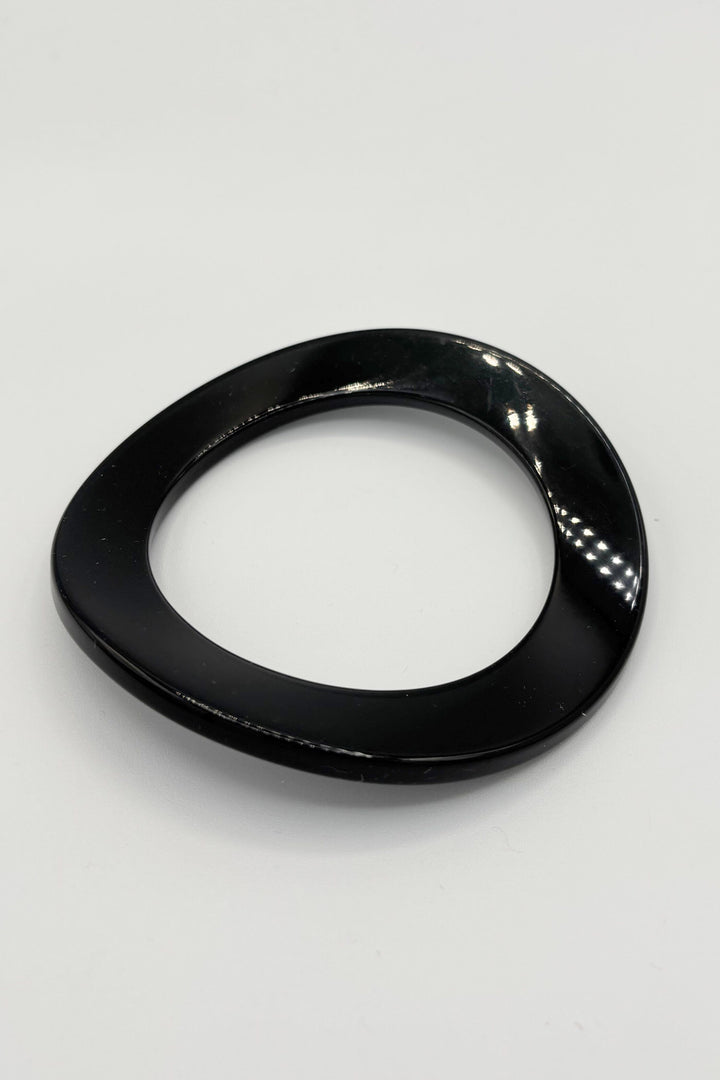 Vintage Italian Subtle Wave Bangle Bracelet