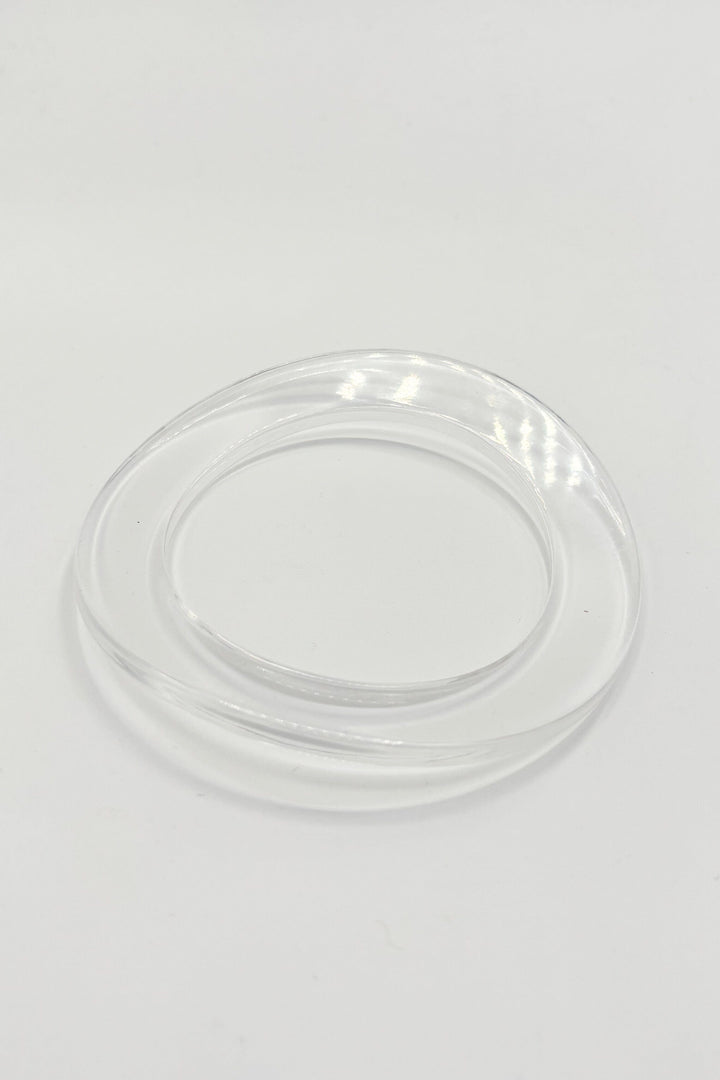 Vintage Italian Subtle Wave Bangle Bracelet