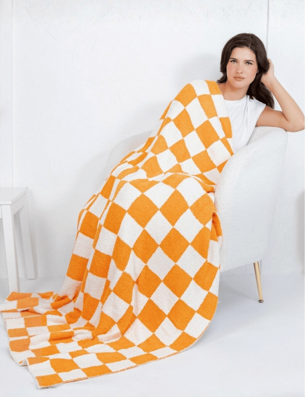 Vols Game Day Checkerboard Blanket