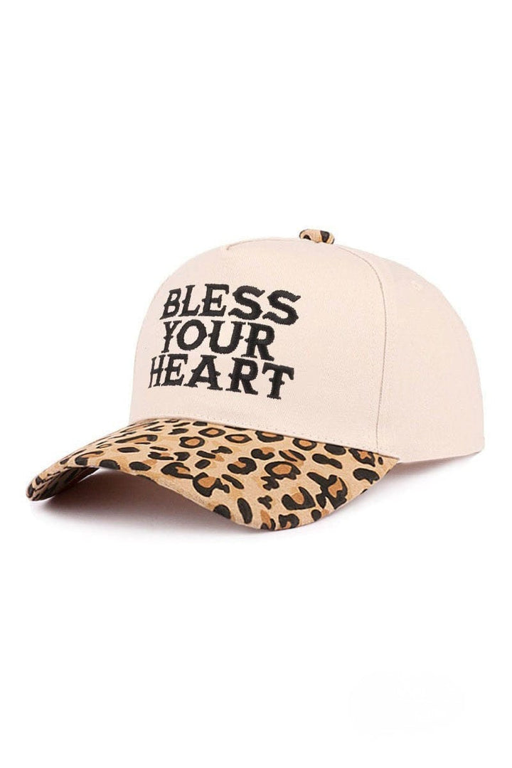 Zenana Bless Your Heart Embroidered Two-Tone Canvas Baseball Cap