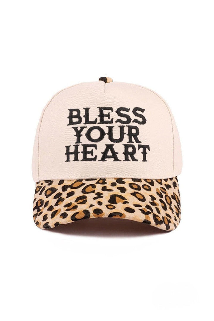 Zenana Bless Your Heart Embroidered Two-Tone Canvas Baseball Cap