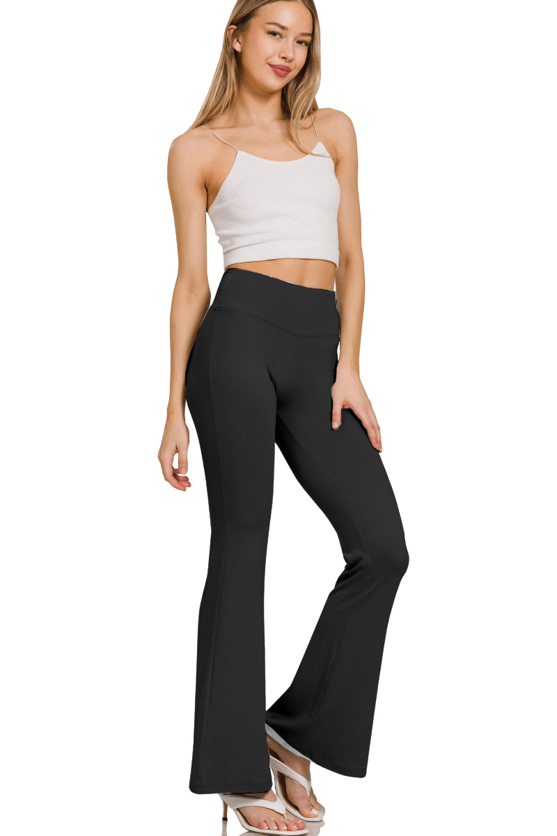 Zenana Buttery Soft Flare Leg High Waist Yoga Pants – jfybrand
