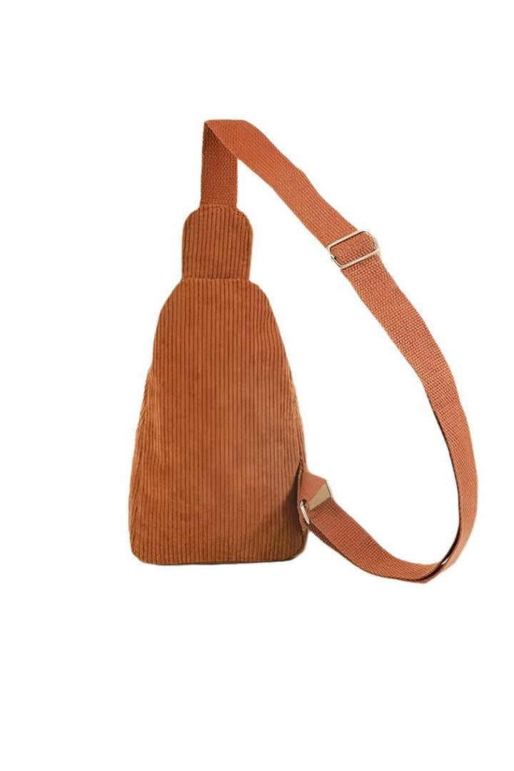 Zenana Corduroy Vintage Double Pocket Crossbody