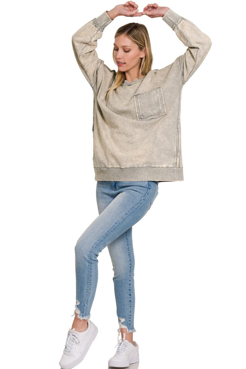 front pocket pullover