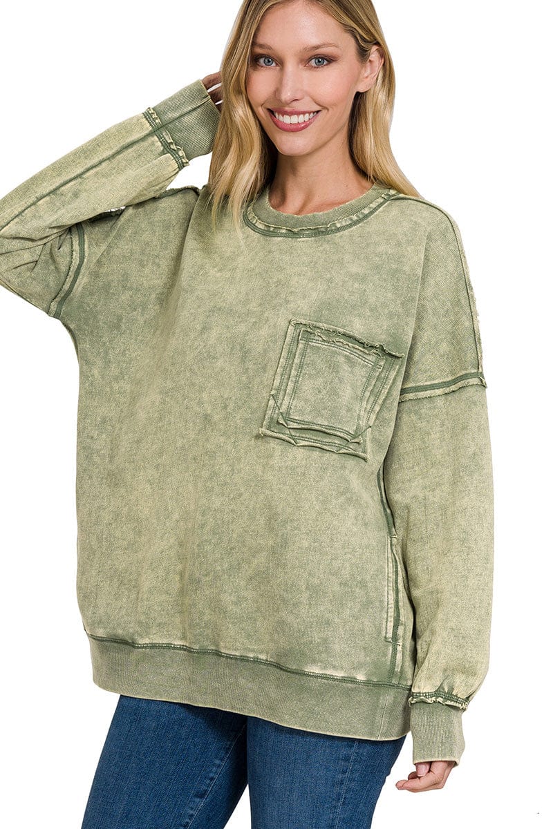 sweatshirt front pocket