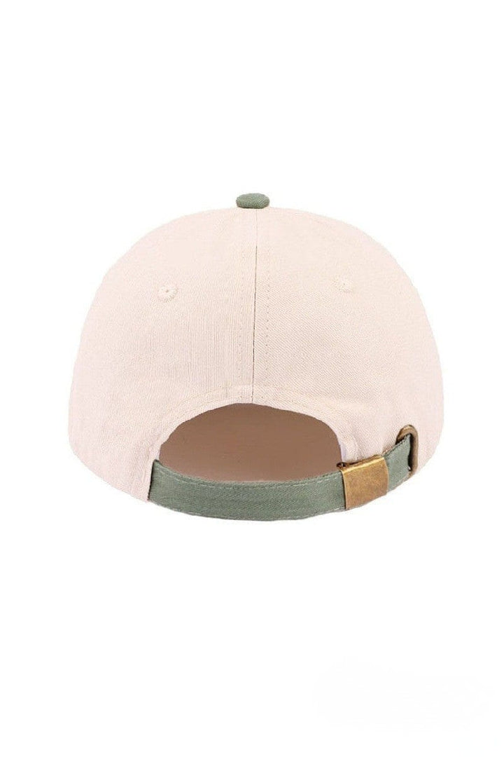 Zenana Just A Girl Who Loves Jesus Two Tone Canvas Baseball Cap