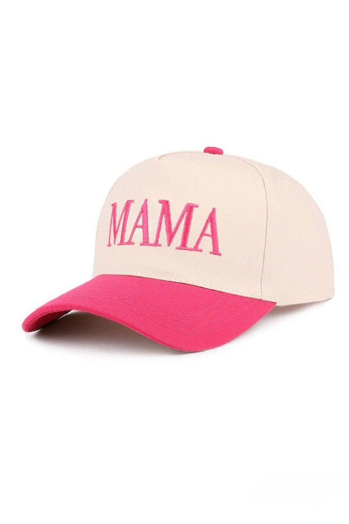 Zenana MAMA Embroidered Letter Two Tone Adjustable Baseball Cap