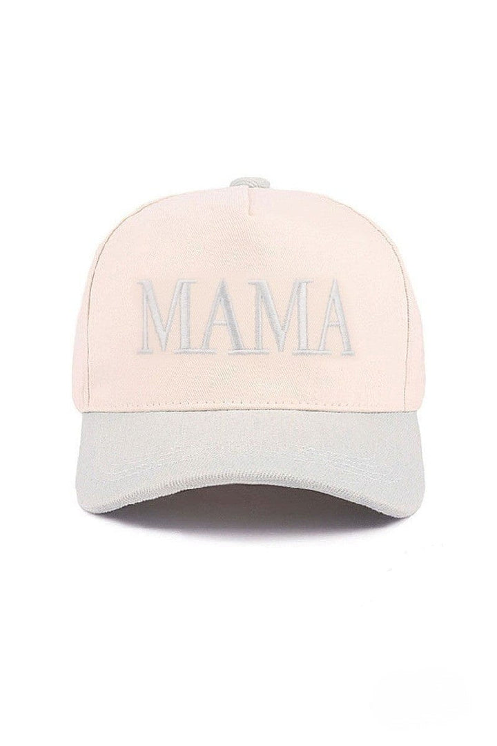 Zenana MAMA Embroidered Letter Two Tone Adjustable Baseball Cap